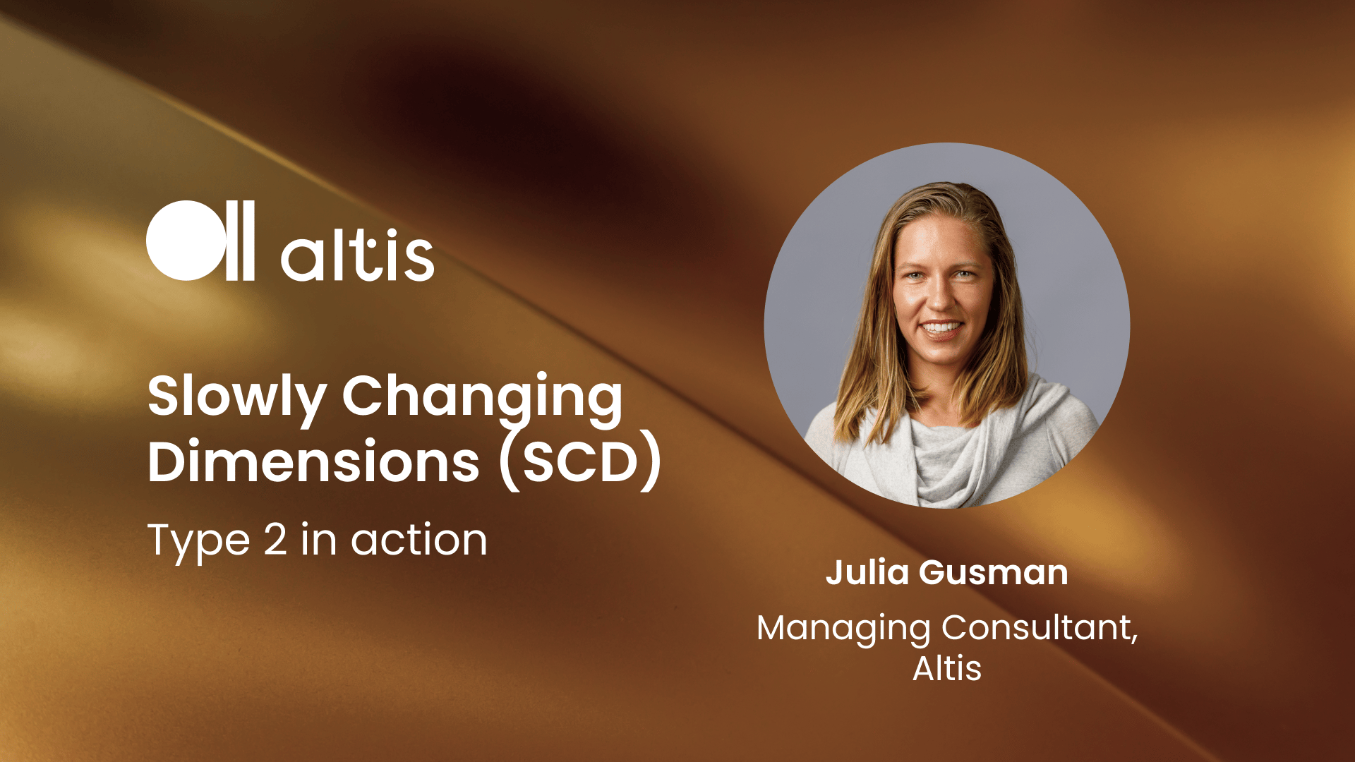 Slowly Changing Dimensions (SCD) type 2 in action