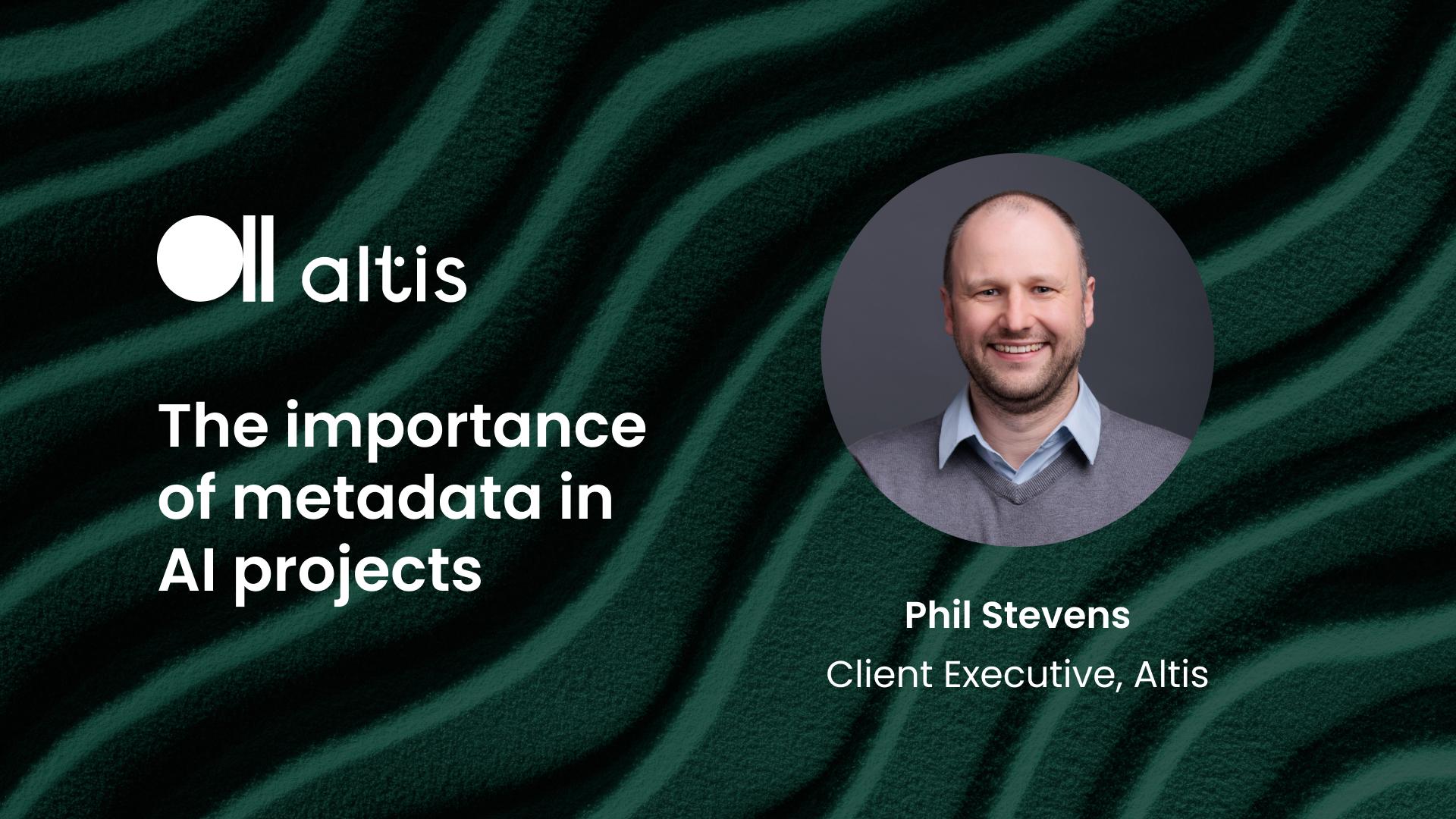 The importance of metadata in AI projects