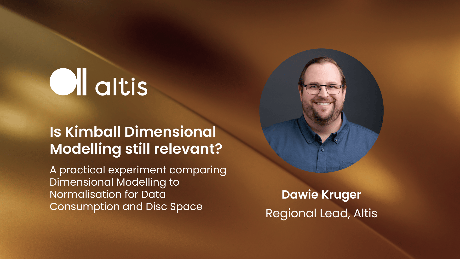 Is Kimball Dimensional Modelling still relevant? A practical experiment comparing Dimensional Modelling to Normalisation for Data Consumption and Disc Space